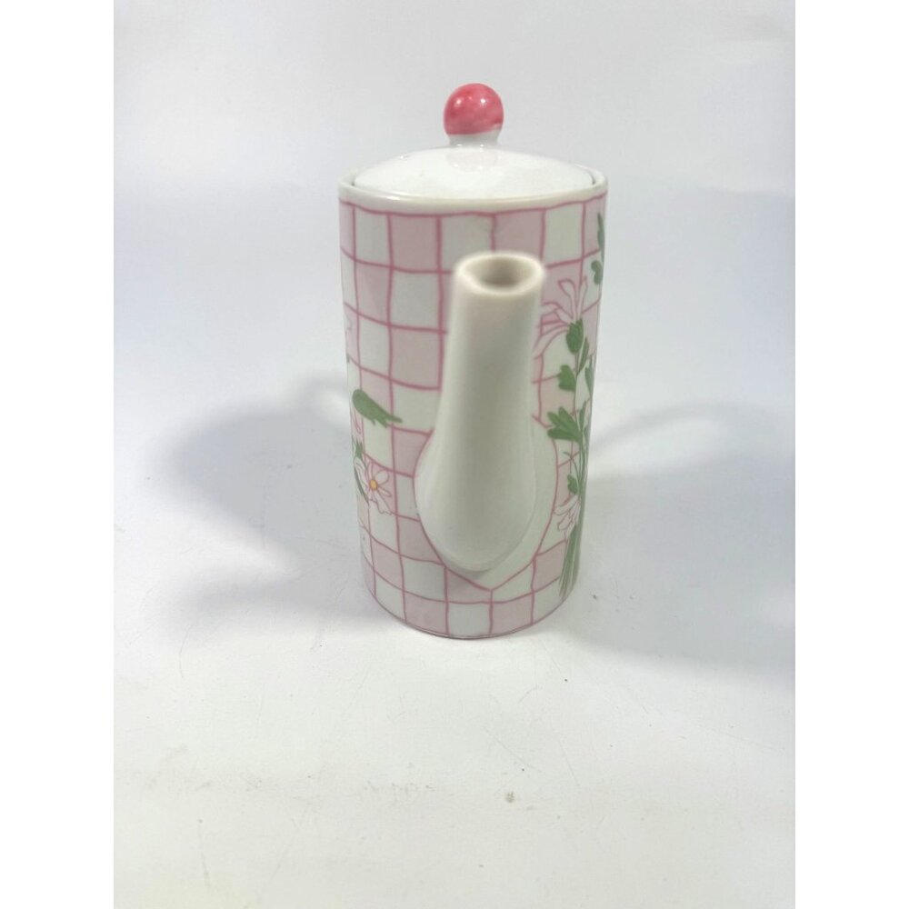 Mini Tea Pot Franci Villa Vanilla Daisies Taste Setter Vintage Palm Beach Regenc - Picture 4 of 13